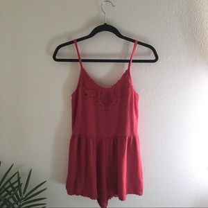 Red/orange romper